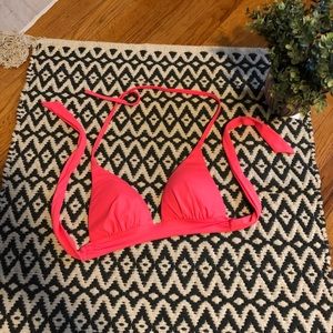 Victoria’s Secret Bikini Top- Padded in Coral